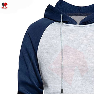 Sweat à capuche pour homme avec panneau personnalisé, logo en tissu personnalisé, OEM et ODM, vêtements d'hiver confortables, vente en gros - Product Image 6