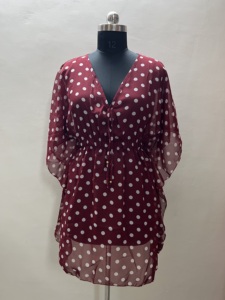 EE. UU. Mujeres Maternidad Kaftan Vestido Corto Impreso Túnica Loose Fit Dashiki Top Beach Work Casual Party Beach Holidays Bikini Outfit - Product Image 3