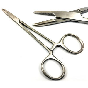 Portaagujas Baumgartner, Pinzas de Sutura Quirúrgicas Rectas, Acero Inoxidable, Certificado CE, OEM - Product Image 5