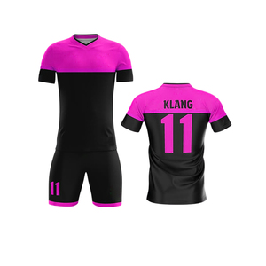 Conjunto de Camiseta y Pantalones Cortos de Fútbol Sublimados Personalizados de Alta Calidad, Poliéster Transpirable de Secado Rápido, Diseño de Equipación de Fútbol - Product Image 6