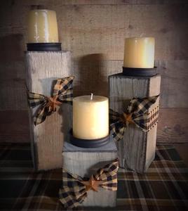 Candelero de madera de lujo para decoración de mesa de Navidad con madera de primera calidad y atractivo elegante para la temporada de invierno - Product Image 5