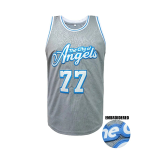 Maillot de basketball unisexe respirant de haute qualité, vêtements de sport professionnels personnalisables pour adultes avec nom d'équipe, nouveau design - Product Image 2