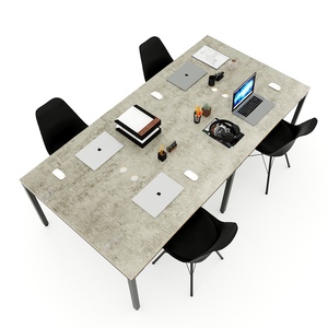 Mesa Minimalista para 4 Personas, 240x120cm, Madera Contrachapada, Patas Uconcept HBUC047 - Product Image 2