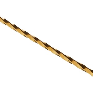 Agitador de Cócteles de Acero Inoxidable Dorado de Lujo, Diseño Trenzado, Duradero, Resistente a la Oxidación, Herramienta Profesional de Bar para Mezclar Bebidas, Ideal para Regalo - Product Image 2