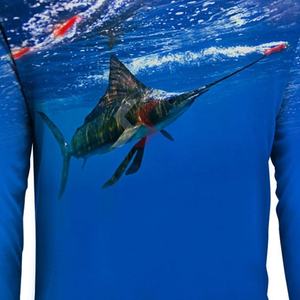 Vêtements de pêche Sportswear Pêche Polo Unisexe À Manches Longues Sublimation À Séchage Rapide Chemise De Pêche Taille Personnalisée En Gros - Product Image 3