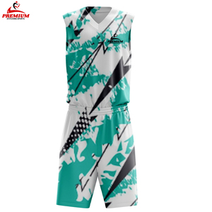 Maillot de basket-ball personnalisé par sublimation, uniforme de basket-ball universitaire avec logo d'équipe - Product Image 4