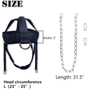 Best Quality Gym <b>Equipment</b> Body Building Head Harness With Long Adjustable Chain <b>Weight</b> <b>Lifting</b> Fitness Workout Gym <b>Equipment</b> - Product Image 6