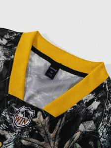 Nouveau Maillot de Football Américain Camouflage Style Vintage Homme 2026 – T-shirt Court Rétro Style Urbain Personnalisable Vente en Gros Meilleure Vente - Product Image 5