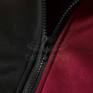 Chándal con cremallera de patrón sólido para adultos superventas, manga larga y cuello con capucha, diseño de moda de invierno transpirable - Product Image 5