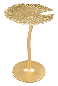 แท่นวางเค้กโลหะทรงกลมดีไซน์ทันสมัยสำหรับวางขนมหวานขัดเงาสีทองขนาดใหญ่จากอินเดีย - Product Image 5