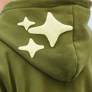 Parche bordado personalizado Logo Zip Hoodies Acid Wash Sun Faded Basics Vintage Sudadera Winter Streetwear Bulk No String Fleece - Product Image 2