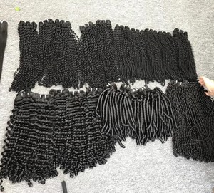 100% ดิบเวียดนามมนุษย์ผมSuper DoubleวาดPixieผมหยิกต่อผม 12/32 นิ้วย้อมด้านหน้าผมBundles - Product Image 6