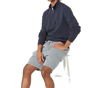 Winter Fleece with Pockets Streetwear for Bodybuilding Men's High Waist Gym Fitness Sweat Shorts High Quality Canvas - Product Image 6