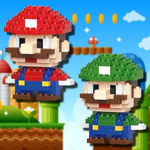 ชุดตัวต่อ Nanlock Mario Mini สำหรับเลโก้ วัสดุ PVC และ ABS ของเล่นเสริมพัฒนาการและการสร้างสรรค์ DIY รูปแบบการ์ตูน - Product Image 2
