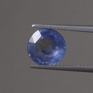 Vente en gros de pierres précieuses saphir bleu naturel certifié IGI de 4 carats, taille ronde brillante de 9 mm pour la fabrication de bijoux - Product Image 1