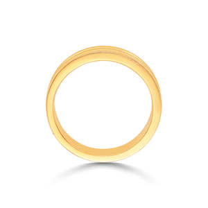 Anillo Geométrico Enigma de Oro Amarillo de 14K para Mujer con Diamante de Corte Asscher Certificado por IGI - Product Image 4