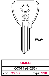 Chiave Asc Oc074 (g.Vac 3) Omec - Product Image 1