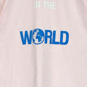 Venta caliente transpirable Puff impresión Camiseta cómoda Streetwear 100% algodón Puff impresión camiseta hecha Pakistán - Product Image 4