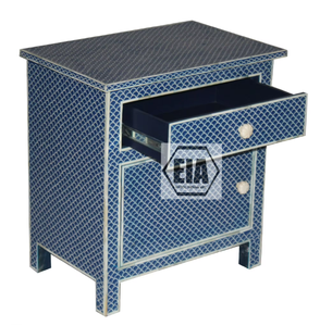 Indian Modern Handmade High Quality Decorative Bone Inlay <b>Wood</b> Furniture Cabinet Bedside Table for Bedroom Natural Crafts <b>Chest</b> - Product Image 3