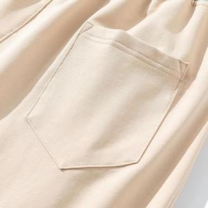 Pantalones rectos informales de nuevo estilo de calidad personalizada para hombre, lona ligera, plana con cierre de cordón parte delantera, servicio OEM - Product Image 5