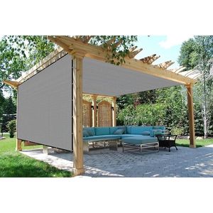 Telo Parasole per Accessori Gazebo e Pergola, Schermo Privacy con Occhielli per Esterni - Product Image 1