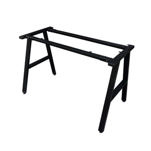 Pieds de table en fonte de style industriel CBCC010, forme en A, 1200x600, 25x50, robustes, pour mobilier d'hôpital ou table à manger - Product Image 1
