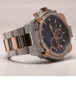 Reloj de Lujo con Diamantes Moissanite de Alta Calidad para Hombre, Marca de Primera, Diseño Elegante y Moderno, Reloj de Pulsera de Moda, Regalo - Product Image 4