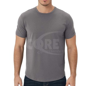 T-shirt à manches courtes respirant pour hommes, couleur unie, couleur unie, décontracté, extérieur, été - Product Image 5