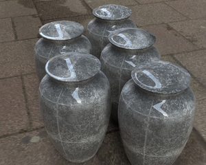 El fabricante indio L MAX B EXPORTS' Metallic Elegance Grey Night Cremation Urn Marble Look for Ashes & Pet Funeral Supplies - Product Image 6
