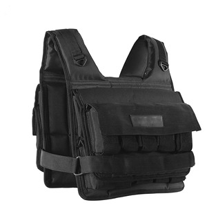Venta al por mayor personalizado entrenamiento de fuerza ajustable chaleco ponderado gimnasio en casa accesorios de fitness entrenamiento táctico Chaleco de peso - Product Image 2