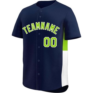 Jersey de béisbol con botones personalizado, bordado con nombre, tela de malla que absorbe la humedad, logotipo del equipo, estilo cosido, uniforme de Softbol - Product Image 4
