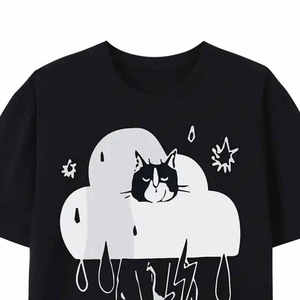 Camisetas de Punto Estampadas para Hombre de Alta Calidad, 100% Algodón, Cuello Redondo, Manga Corta, Ecológicas y Antiarrugas - Product Image 2