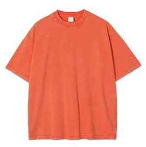 T-shirt surdimensionné personnalisé pour hommes, délavé à l'acide, poids lourd 250 GSM Cotton Terry Street Wear Inspiration Vintage Style - Product Image 4