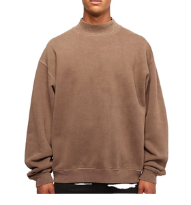 Sweat à capuche en éponge française vintage à l'acide pour hommes sweat d'hiver surdimensionné Streetwear personnalisable teint uni Vintage French Terry - Product Image 1