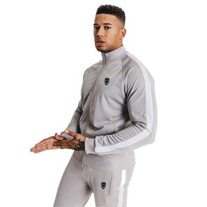 เสื้อฮู้ดซิปสีเทาอ่อน 100% โพลีเอสเตอร์ สำหรับผู้ชาย ฤดูหนาว พร้อมโลโก้แบบกำหนดเอง ด้วยเทคนิคการย้อมสีแบบเรียบ - Product Image 1