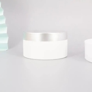 Frascos de crema de HDPE de 50ml y 100ml con diseño personalizado de muestra gratis, envases cosméticos de plástico con tapas de base de color patrón - Product Image 2