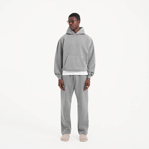 Survêtements en éponge française avec logo personnalisé Survêtements surdimensionnés 100 coton en polaire épaisse et épaisse pour hommes - Product Image 1