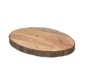 เขียงไม้ทรงกลมสำหรับหั่นผักและผลไม้ - Product Image 5