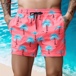 Pantalones cortos de playa de algodón ecológicos de verano para hombre, pantalones cortos transpirables finos y ligeros con cordón, pantalones cortos sólidos a la moda para hombre - Product Image 5