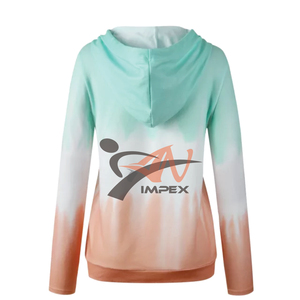 เสื้อฮู้ดสวมหัวของผู้หญิงฤดูใบไม้ร่วงพร้อมโลโก้ตามสั่งพิมพ์โลโก้ได้ตามต้องการ - Product Image 2