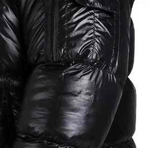 Veste matelassée pour homme sur mesure, imperméable, grande taille, style streetwear d'hiver, avec col à capuche, dernier design, veste matelassée pour homme - Product Image 3