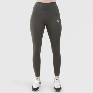 Leggings de compression Charcoal Pro en tissu tricoté pour l'entraînement - Product Image 1