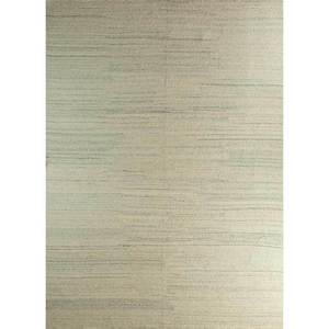 Alfombra Rectangular de Lana Color Marfil Hecha a Mano Mu-1755-Plush, Diseño Abstracto Trenzado para Sala de Estar y Dormitorio - Product Image 1