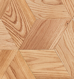 Mosaïques de sol en bois géométriques hexagonales - Product Image 3