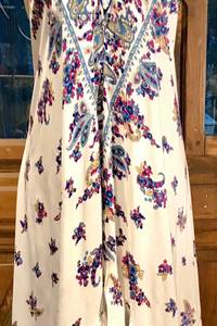 Nouveau été femmes vêtements décontractés imprimé col en v floral Maxi robes de soirée tout match dos nu sangle Empire grandes tailles OEM - Product Image 2