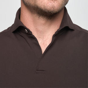 Polo clásico antiarrugas sólido para hombre, camisa de manga corta de algodón y poliéster, ropa de oficina personalizada, camisa en blanco al por mayor - Product Image 2