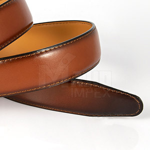 Cinturones de cuero de diseño OEM personalizados recién llegados cinturones de cuero genuino personalizados para hombres - Product Image 3