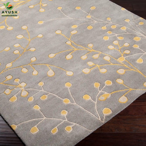 Alfombra de Lana para Sala de Estar, Alfombras Acolchadas y Anudadas a Mano para Dormitorio y Sala de Estar - Product Image 3