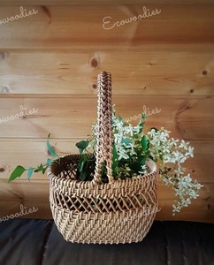 Bestselling Woven <b>Wicker</b> Rattan Bamboo Gift <b>Basket</b> with Handle Creations Handcrafted Gift <b>Hampers</b> <b>Wicker</b> Weave Storage <b>Basket</b> - Product Image 6