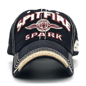 Casquettes de baseball en polyester 100% avec logo brodé personnalisé, casquette de papa en gros, 6 panneaux, hommes, réglable, boucle en métal - Product Image 3
